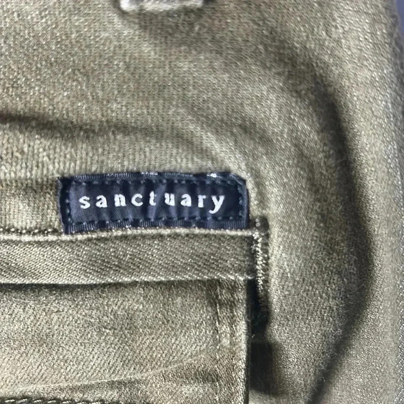 Sanctuary Palmer Cigarette Chino Pants Olive green size 27 - Picture 5 of 6